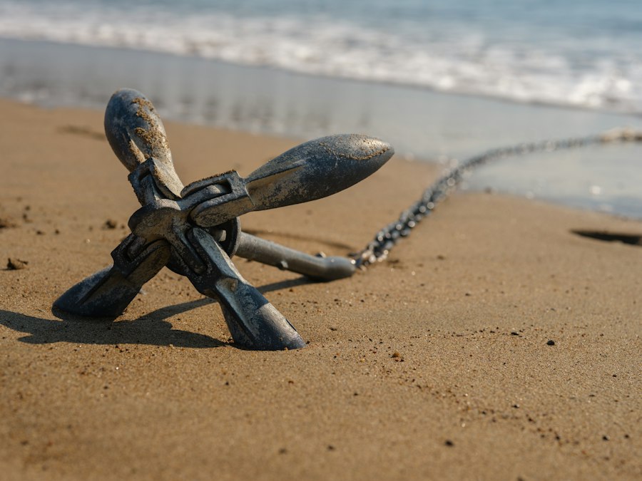 Illustrative marine product image: Anchor and Chain